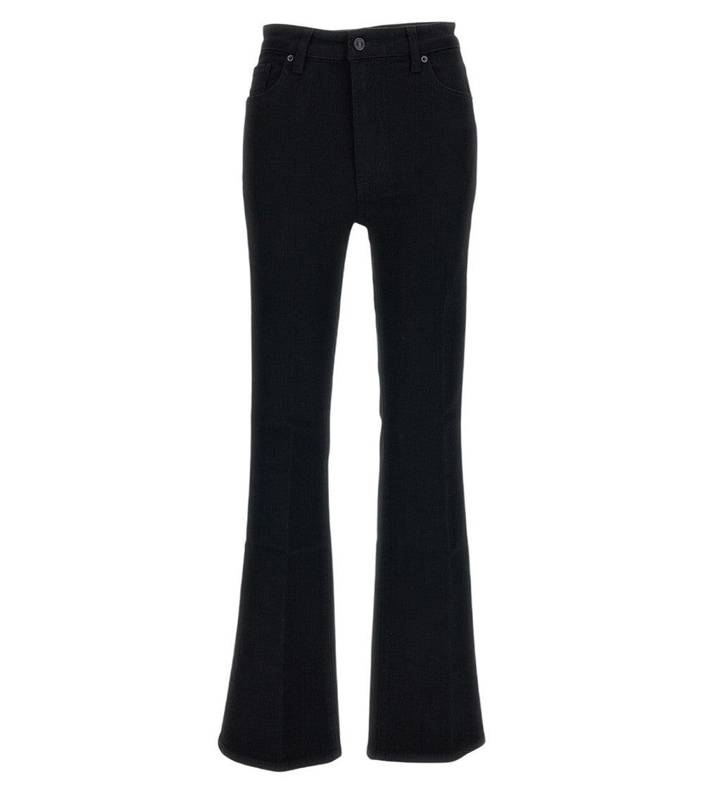 Black Flared High Rise Jeans 1
