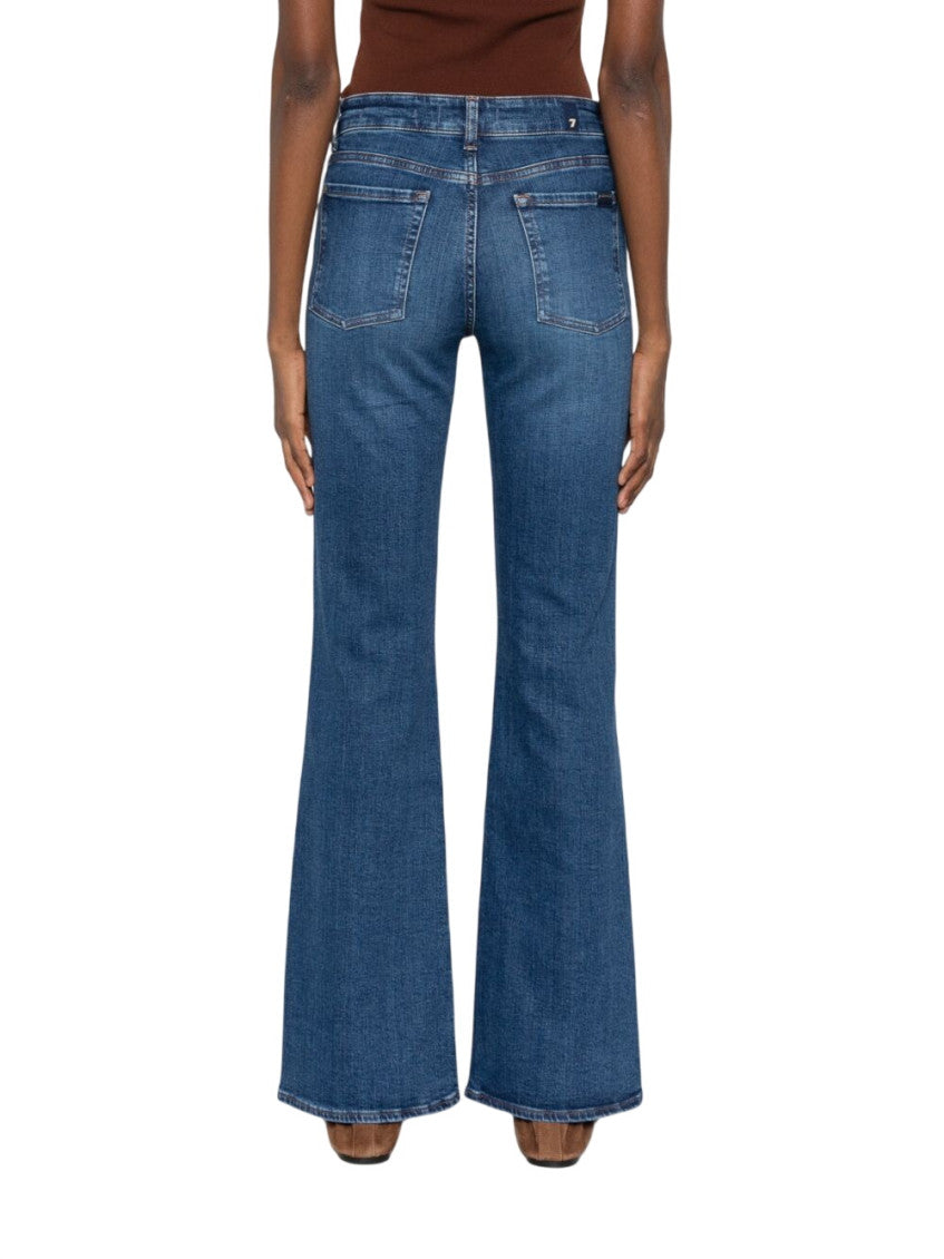 Blue Bootcut High Rise Jeans 2