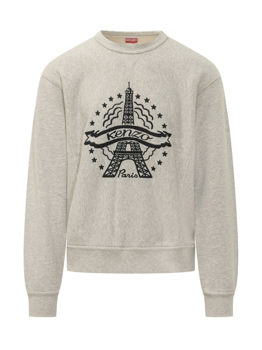Light Grey Crew Neck Sweatshirt 1