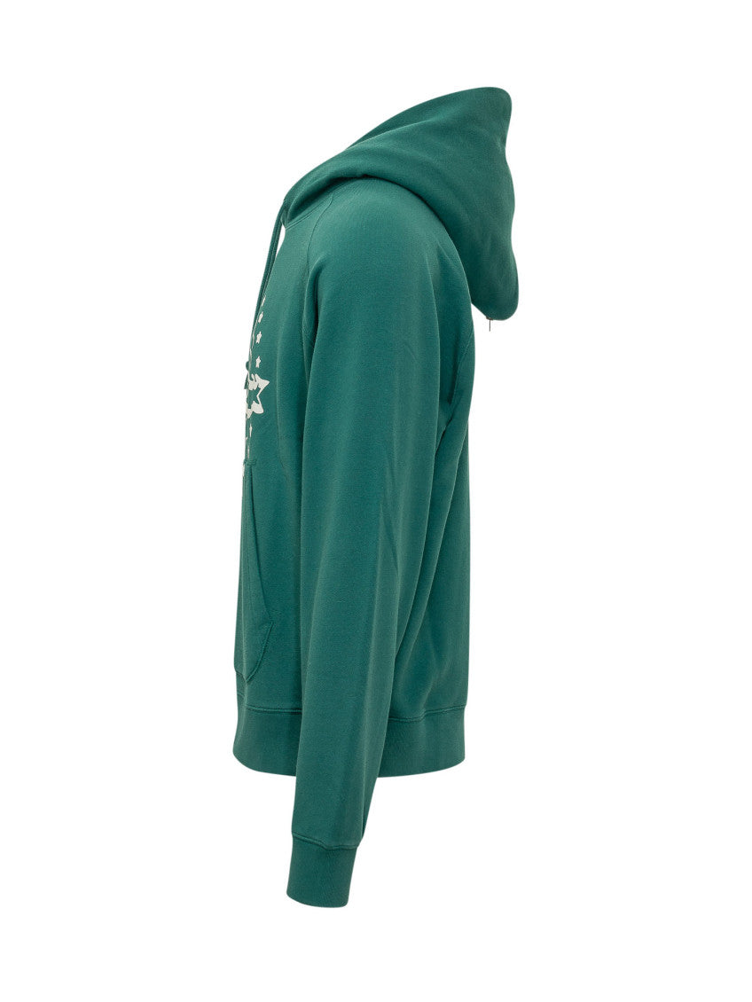 Green Regular Graphic Hoodie 3