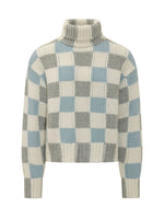 Off White Regular Check Sweater 1