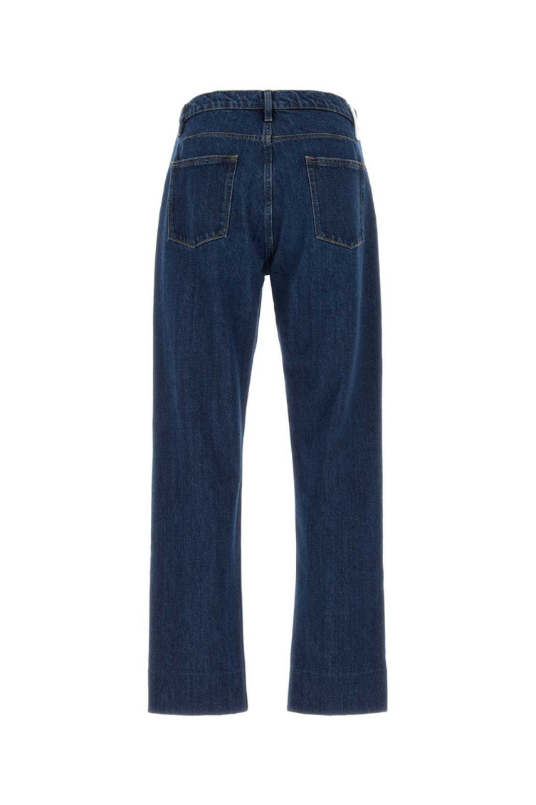 Blue Mid Rise Jeans 2