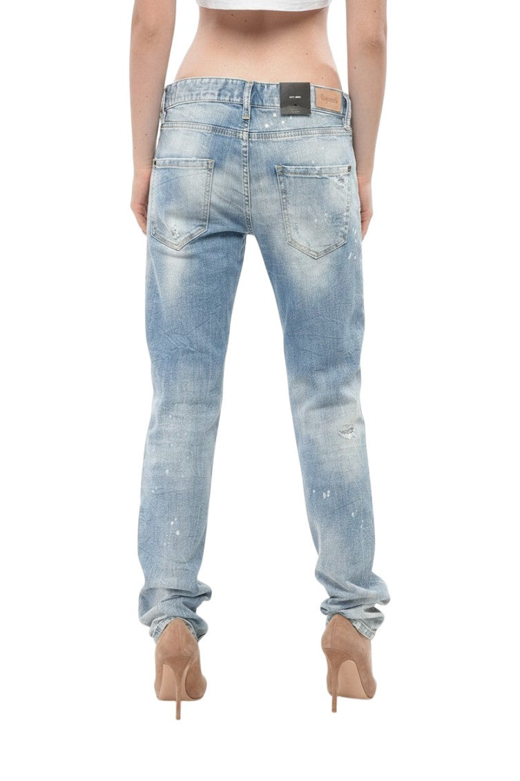 Blue Regular Low Rise Jeans 2