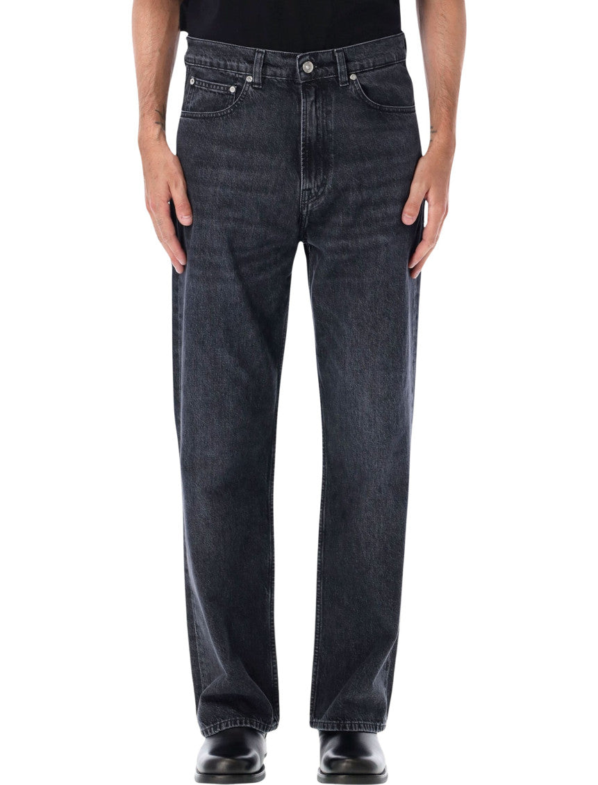 Black Mid Rise Jeans 1