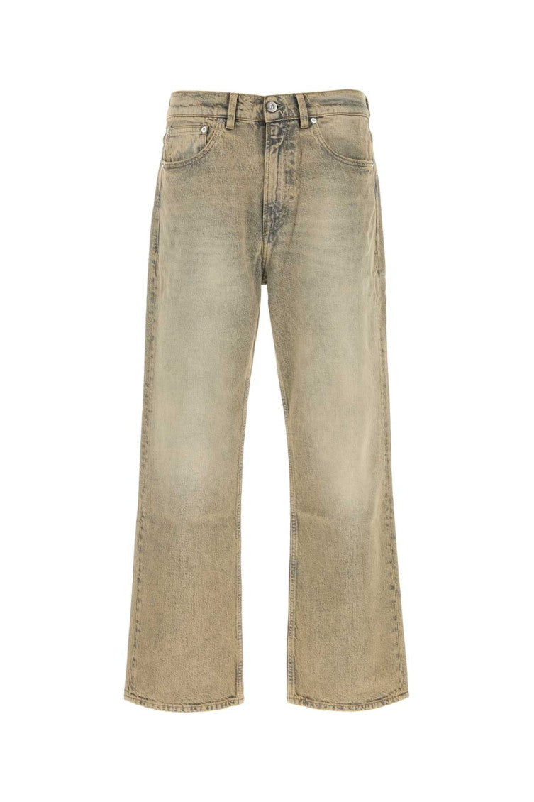 Light Brown Straight Jeans 1