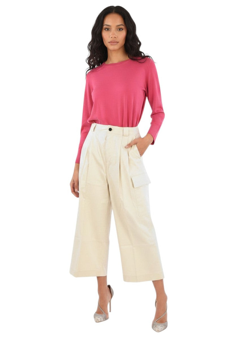 Off White Loose Cargos Pants 1