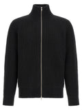 Black Zip-Up Sweater 1