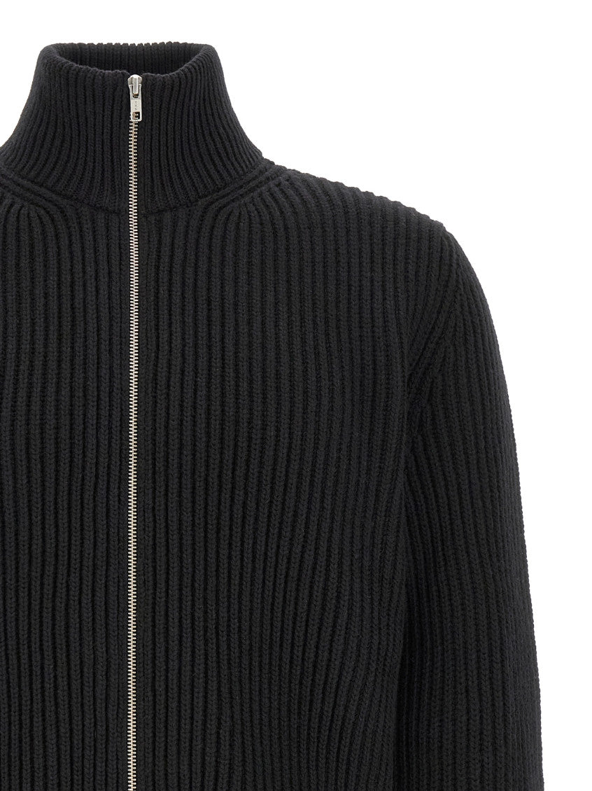Black Zip-Up Sweater 3