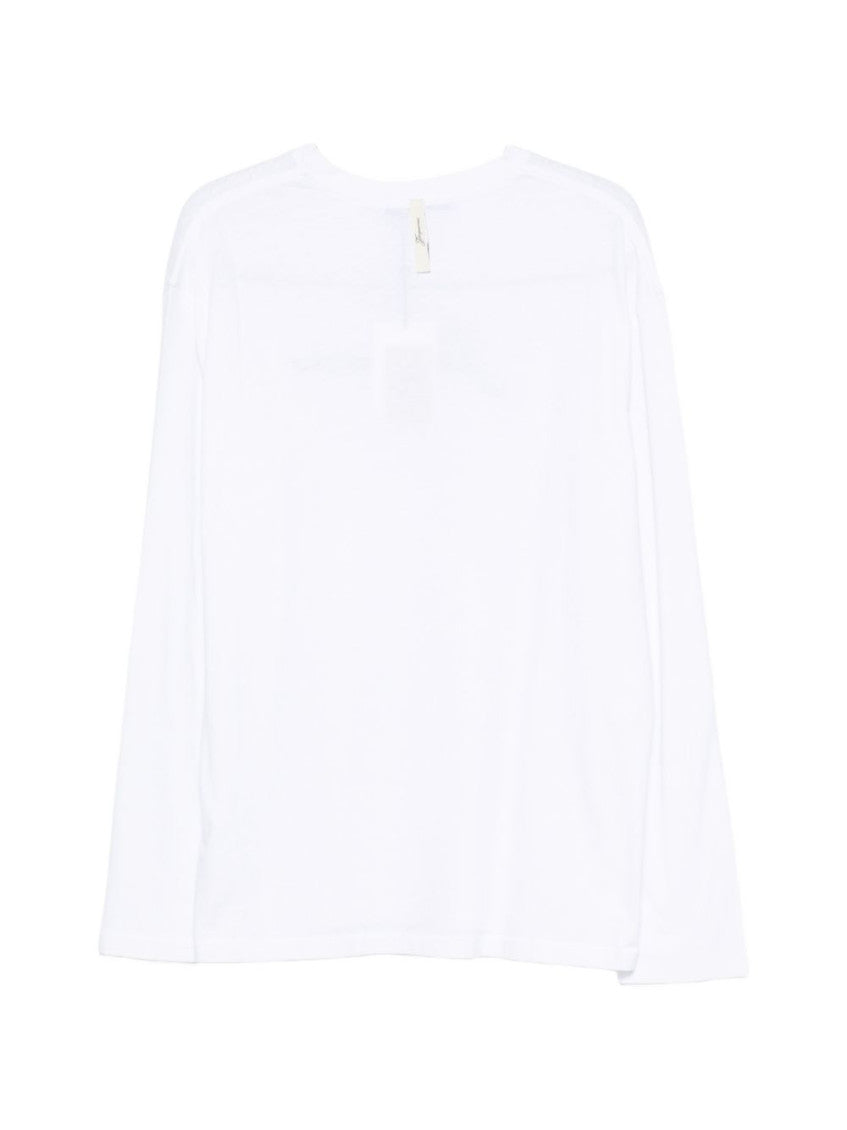 White Logo Crew Neck T-Shirt 2