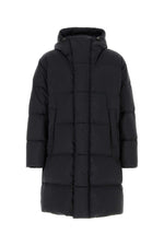 Black Quilted Down Jacket 1