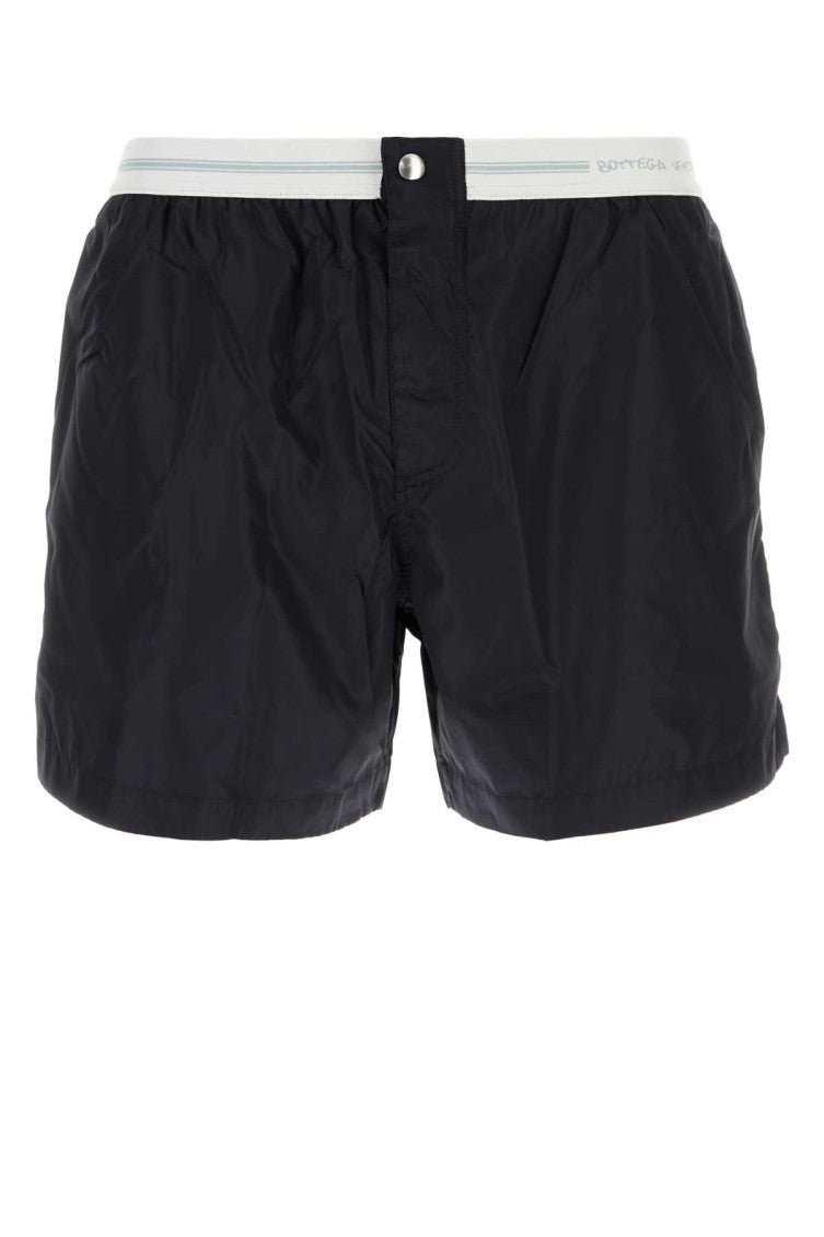 Black Regular Swim Shorts 1