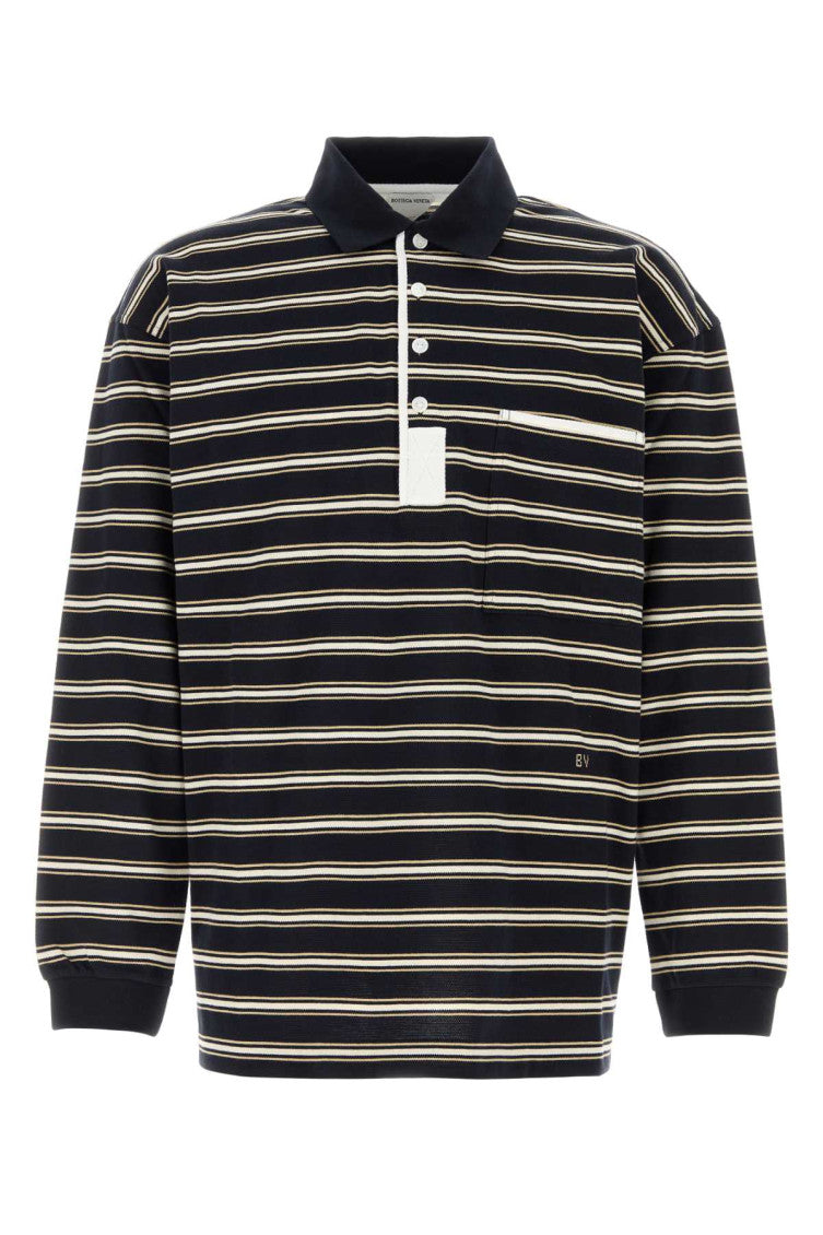 Dark Blue Stripes Polo 1