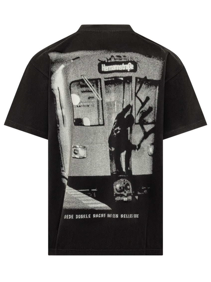 Black Crew Neck T-Shirt 2