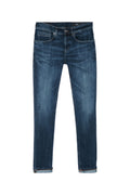 Blue Mid Rise Jeans 1