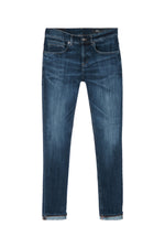 Blue Mid Rise Jeans 1
