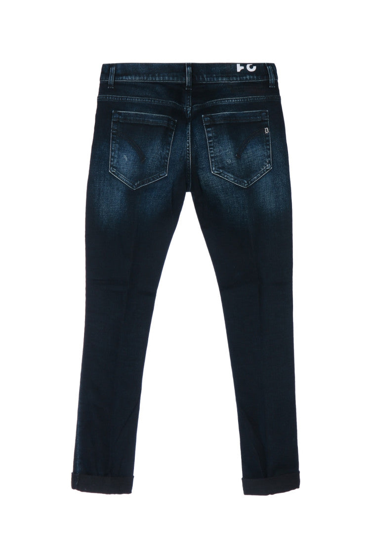 Dark Blue Slim Jeans 2