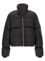 Black Quilted Down Jacket 1