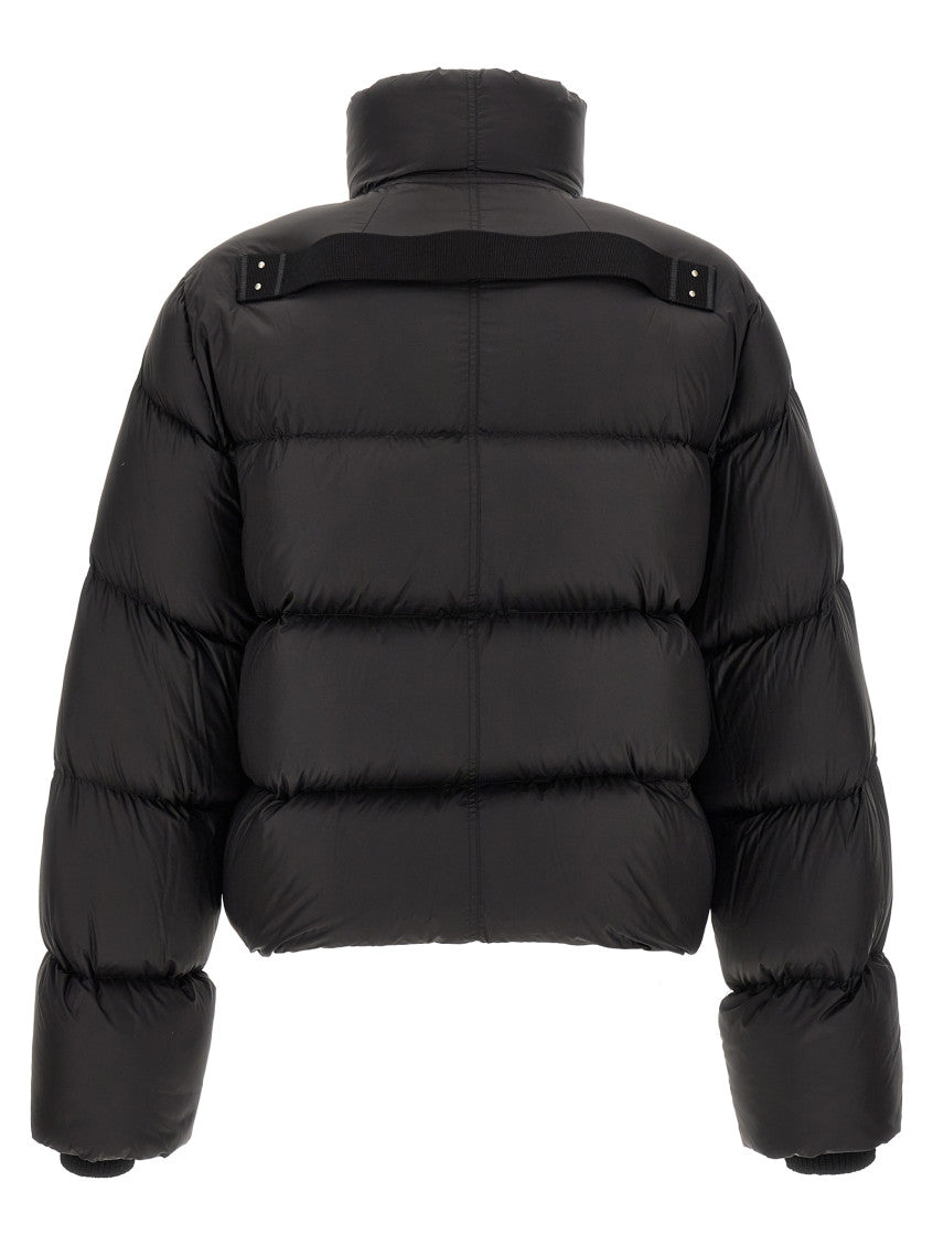 Black Quilted Down Jacket 2