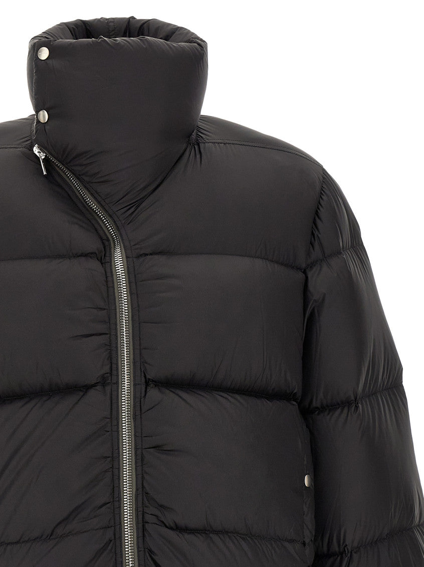 Black Quilted Down Jacket 3