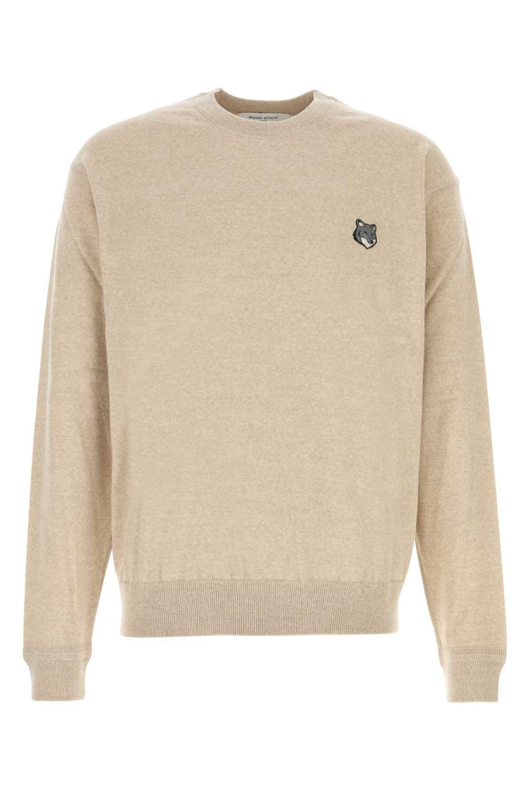 Light Beige Logo Sweater 1