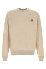 Light Beige Logo Sweater 1