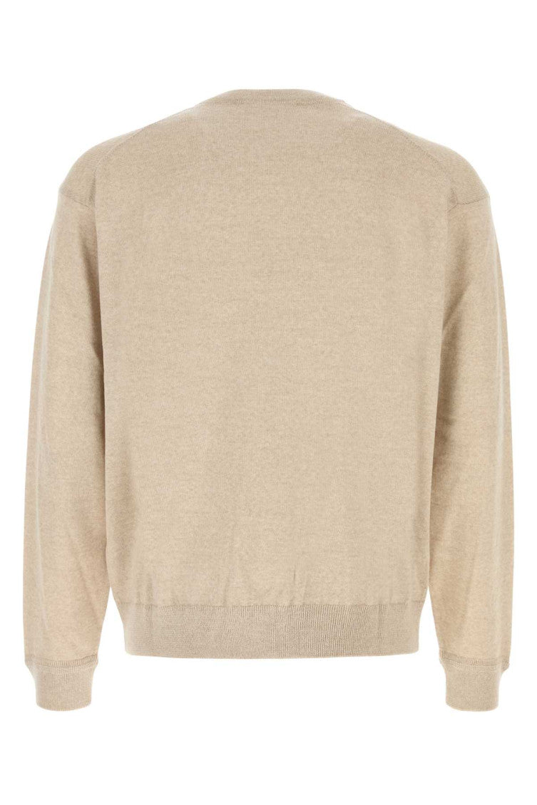 Light Beige Logo Sweater 2