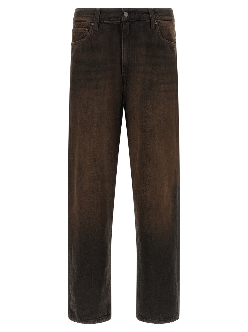 Brown Regular Mid Rise Jeans 1