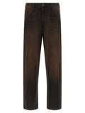 Brown Regular Mid Rise Jeans 1