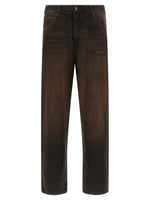 Brown Regular Mid Rise Jeans 1