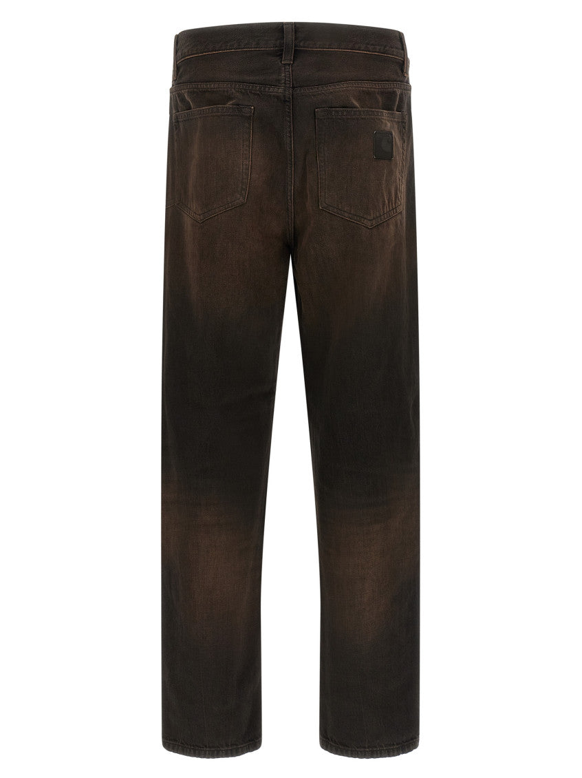 Brown Regular Mid Rise Jeans 2