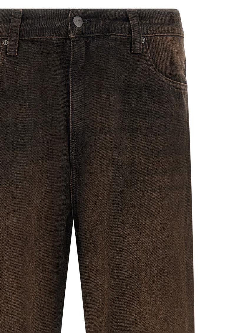 Brown Regular Mid Rise Jeans 3