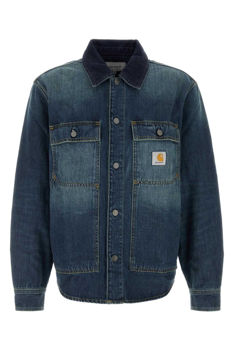 Blue Regular Denim Overshirt 1