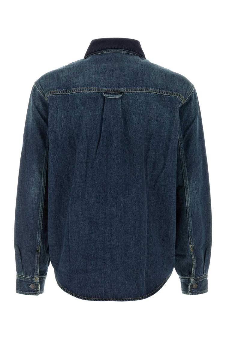 Blue Regular Denim Overshirt 2