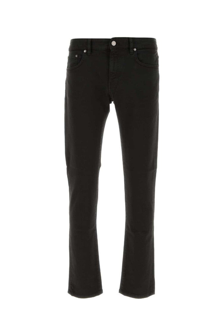 Black Mid Rise Jeans 1