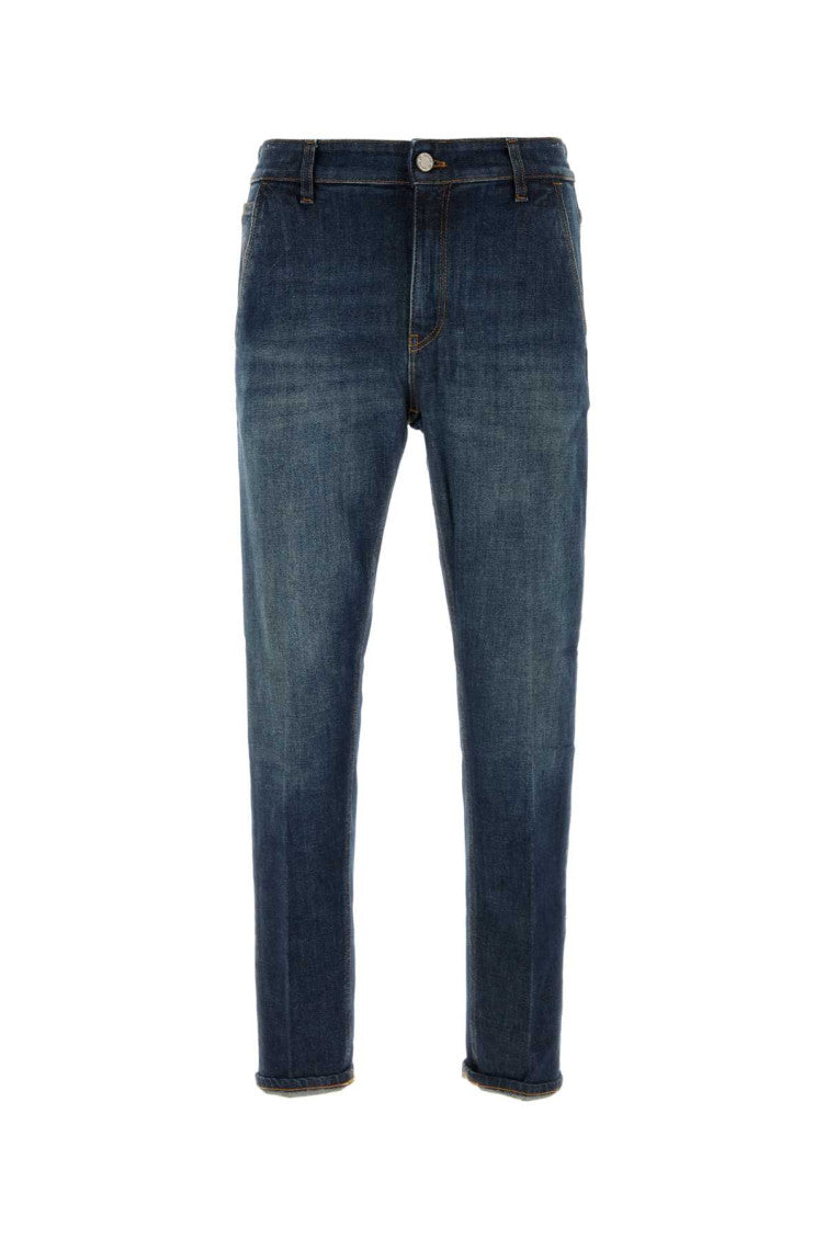 Blue Mid Rise Jeans 1