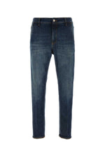 Blue Mid Rise Jeans 1