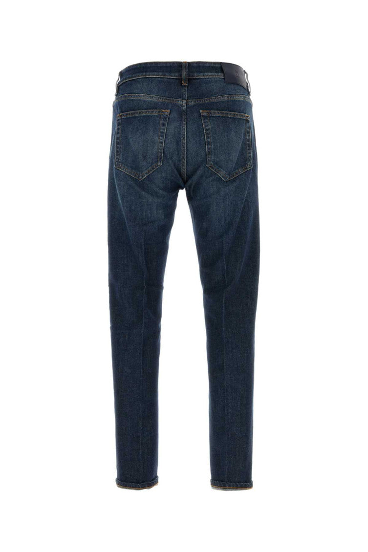Blue Mid Rise Jeans 2