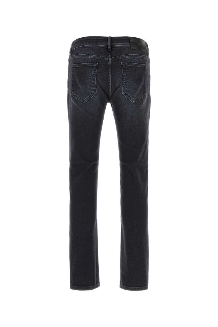 Black Mid Rise Jeans 2