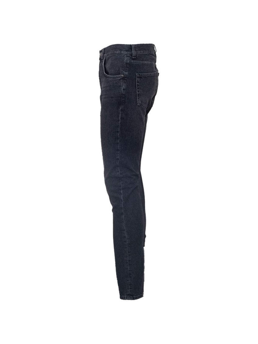 Blue Mid Rise Jeans 2