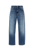 Blue Loose Mid Rise Jeans 1
