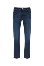 Blue Mid Rise Jeans 1
