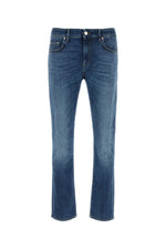 Blue Mid Rise Jeans 1