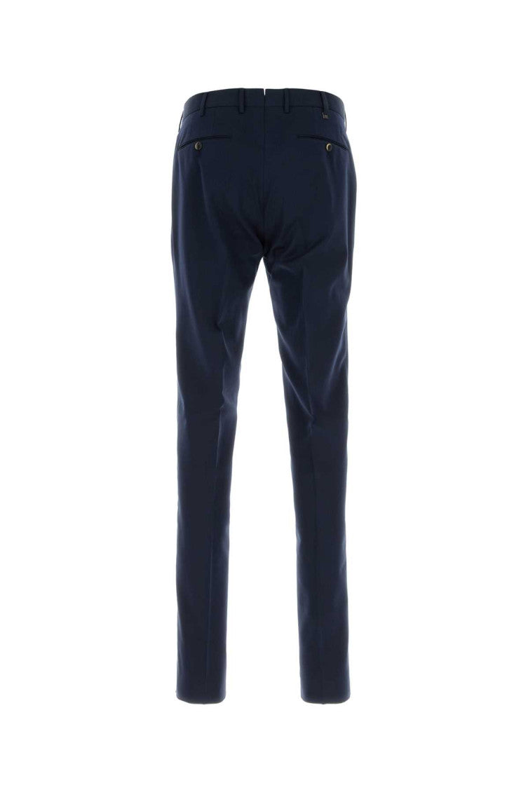 Navy Blue Slim Trousers 2