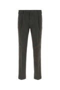 Dark Olive Slim Trousers 1