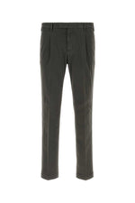 Dark Olive Slim Trousers 1