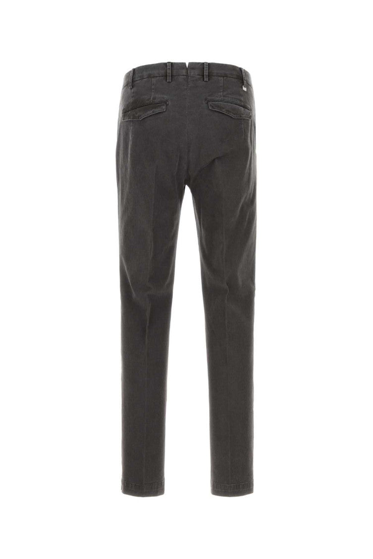Dark Grey Flat Front Pants 2