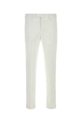 White Flat Front Pants 1