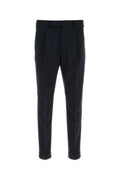 Midnight Blue Pleated Pants 1