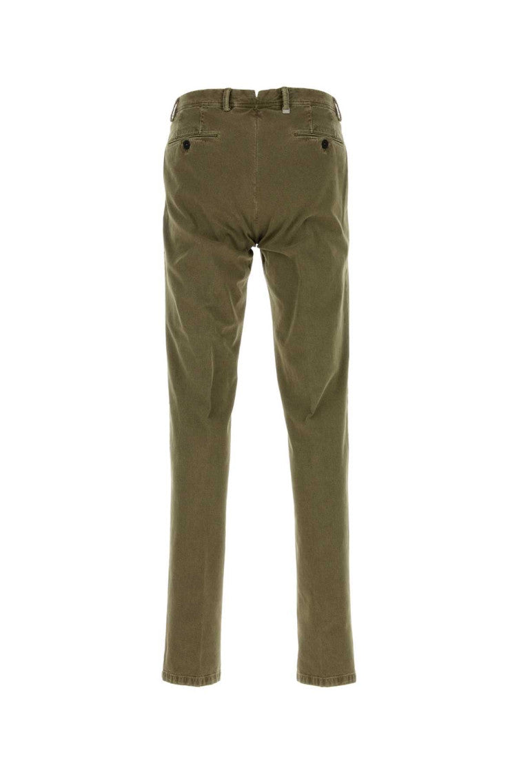 Green Flat Front Pants 2