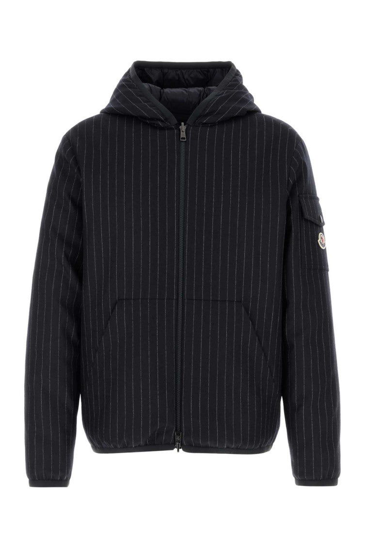 Dark Blue Reversible Hood Jacket 1